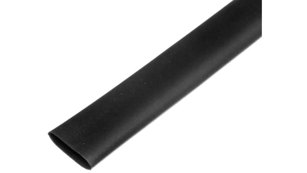 Krympeslange med lim 12/4-C sort NFD301A12BK /1m/