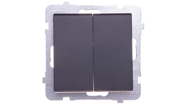 Ospel Dobbelt Sonata Stik sort metallic (LP-17R/m/33)