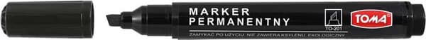 Permanent marker 201 sort (10 stk) TOMA