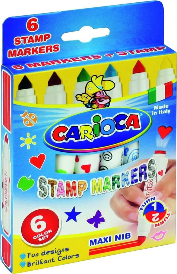Punch penne 6 farver bls CARIOCA