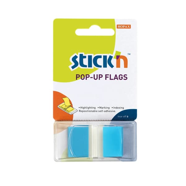 BARS STICK'N 25 X 45 MM (50), BLÅ