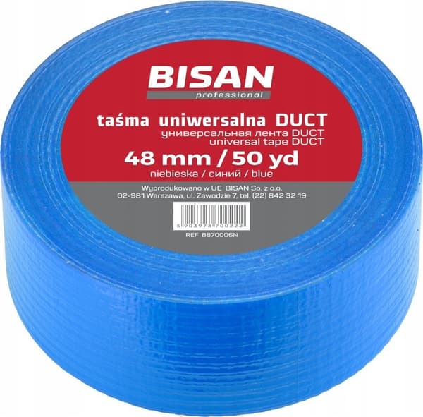 Bisan UNIVERSAL DUCT TAPE 48MM/50MB SININEN [24]