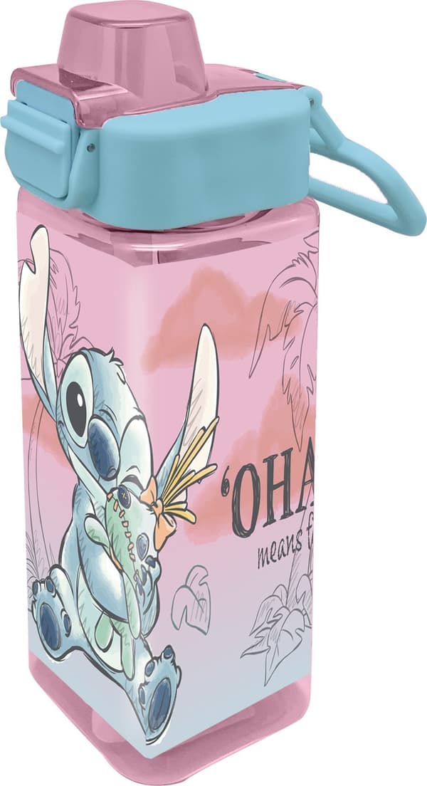 Disney Stitch firkantet flaske 500ml