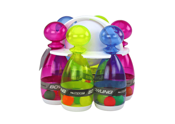 6el Transparent Färgglatt Crew Spelkit