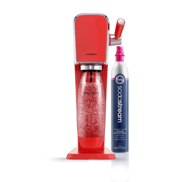 Danskvandsmaskine SodaStream Art Mandarin Rød