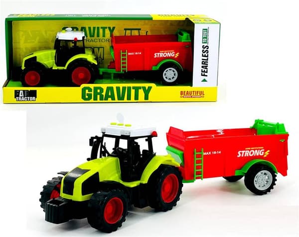Traktor med anhænger