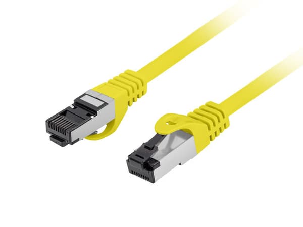Patchkabel Lanberg S/FTP kat.8.1 5m LSZH CU fluke godkendt gul
