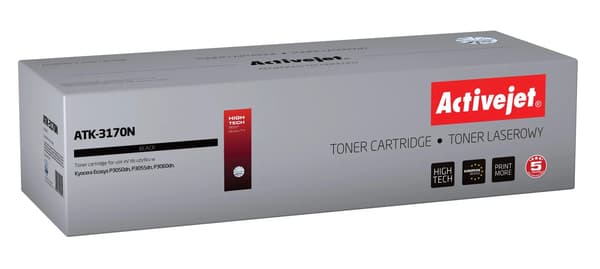 Activejet Toner ATK-3170N Sort Erstatning for TK-3170 (ATK-3170N)