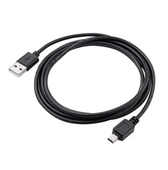 USB Logo USB-A-kabel - MiniUSB 2 m Grå (17065)