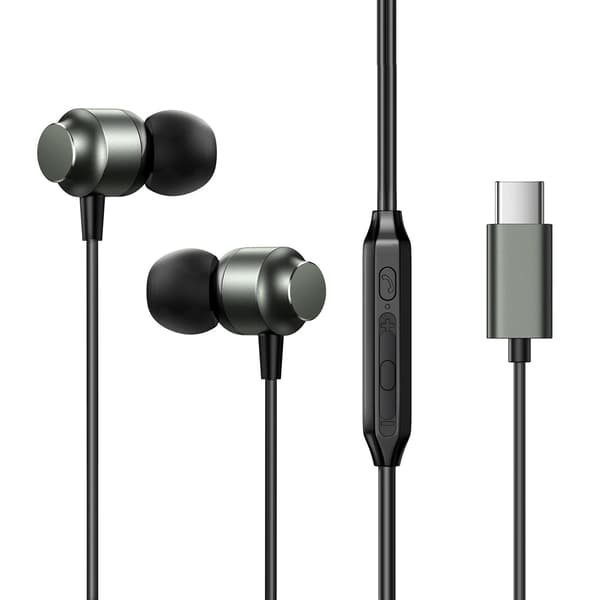 Joyroom JR-EC06 USB-C In-Ear-hovedtelefoner – Grå