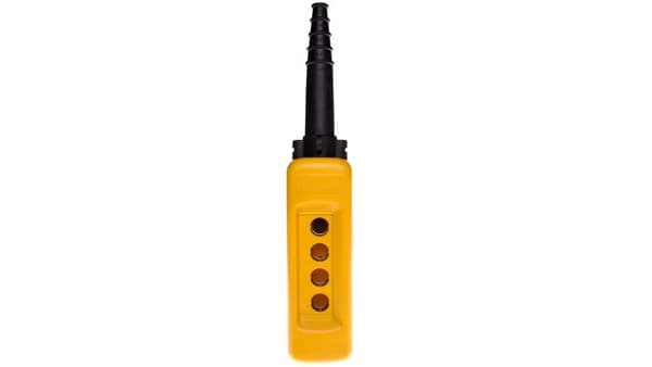 Patronhus 4-huls 22mm gul IP65 XACA04