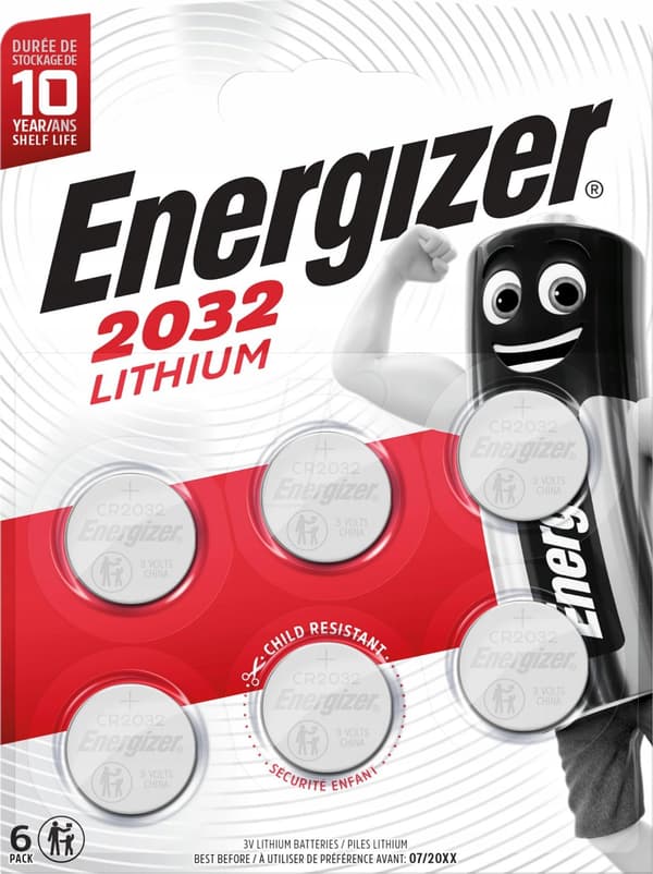 ENERGIZER BATTERIER SPECIALISERET ENERGIZER CR2032 6 STK NYE