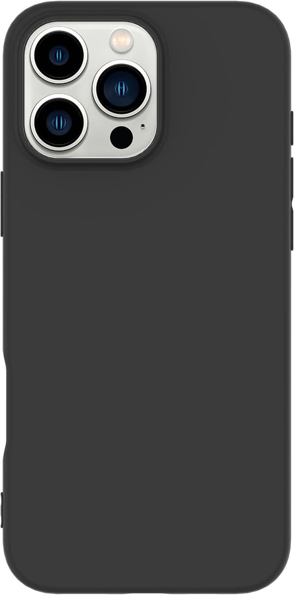 eSTUFF INFINITE (GRS) VIENNA iPhone 16 Pro Sort Cover. Materiale: 100% genanvendt TPU