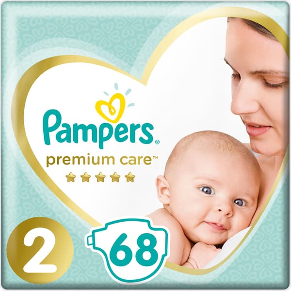Pampers Premium Care -vaipat 2, 4-8 kg, 68 kpl