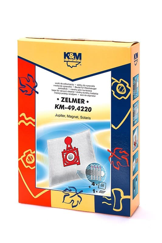 K&M 49.4220 Zelmer 4 kpl + suodatin