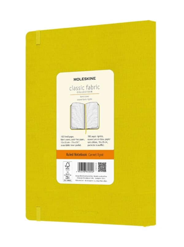 Anteckningsbok Classic XL 19x25cm linjerad gul