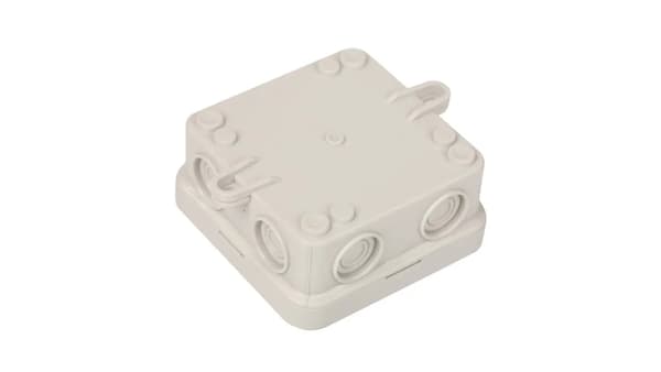 Kapsling n/t defalign 75x75x36mm IP55 A 8 ljusgrå 2000016