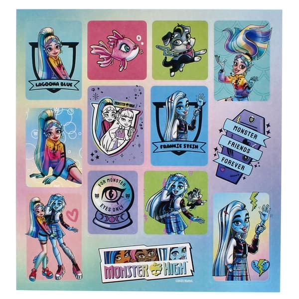 SQUARE MONSTER STICKERS HIGH STK PBH 1/1500