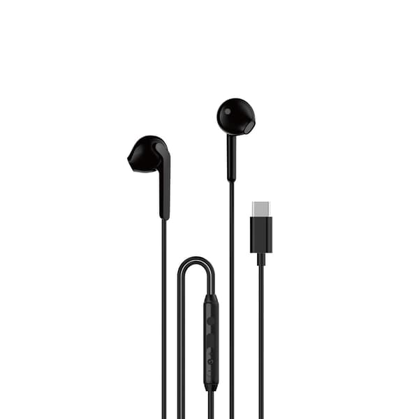 Dudao X3C In-Ear-hovedtelefoner med USB-C og kabel, 1,2 m – Sort