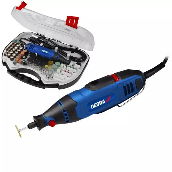 Dedra Sliber Minisliber 135W - sæt med tilbehør 215 stk, kuffert