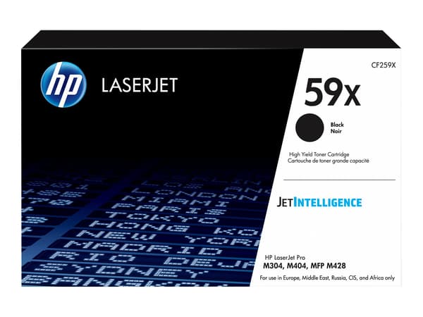 HP tonerpatron 59X - sort