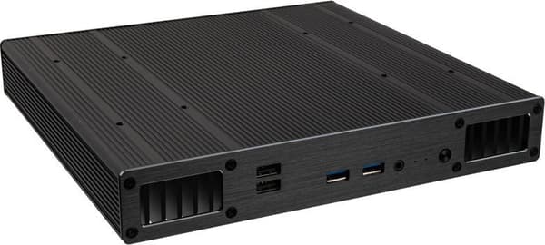 Akasa Plato WS UCFF-chassi (Intel NUC 11/12/13 Pro), OEM - svart