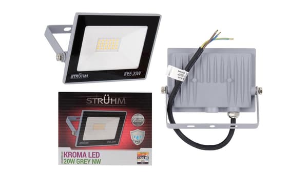 LED-utomhuslampa KROMA 20W 4200K grå 03233 STRUHM