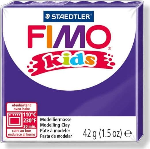 Fimo Termohärdande Plastmassa Kids lila 42g
