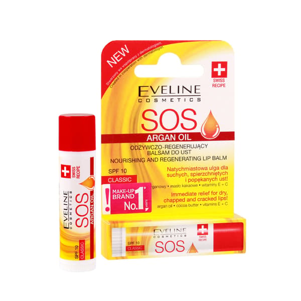 Eveline Læbestift - beskyttende læbepomade SOS classic 4,5 ml