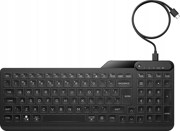 HP 400 baggrundsbelyst kablet tastatur 7N7C0AA