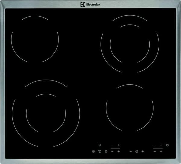 Keramisk kogeplade Electrolux EHF6342XOK (4 kogezoner; sort farve)
