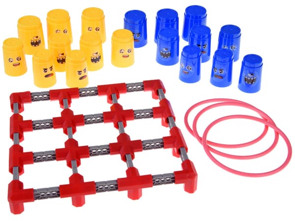 Tic-Tac-Toe + Ringo Throw 2-i-1 Strategi og Arkadespil GR0618