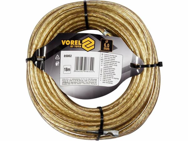 STÅL CUSTOMS KABEL 6MM 18M