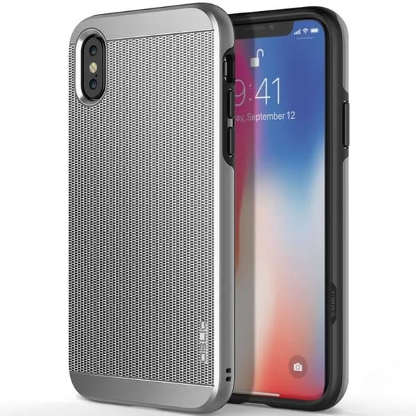 Obliq Obliq Slim Meta - Cover iPhone X (satin sølv)