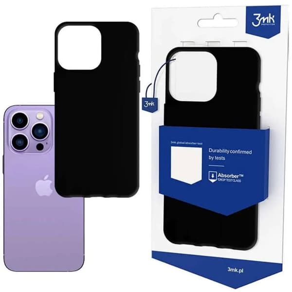 iPhone 14 Pro Series 3mk Matt Case - Musta