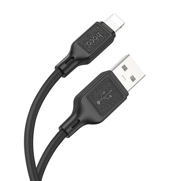 HOCO USB A til Lightning-kabel 2.4A X90 1 m sort