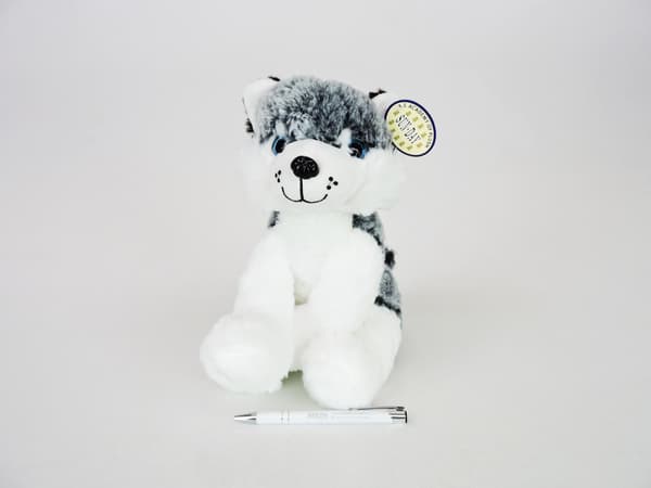 Maskottikoira Husky 24cm 161703 Sunnuntai