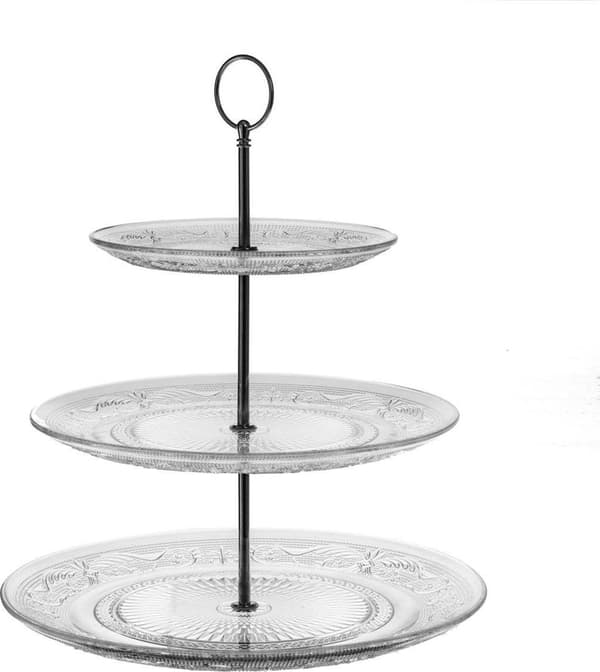 Art-Pol Patera trevåningsfat Astrid för tårta