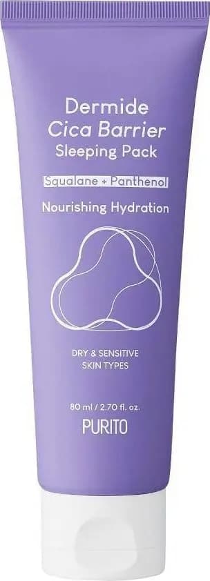 Dermide Cica Barrier Sleeping Pack - Nattkräm, 80 ml