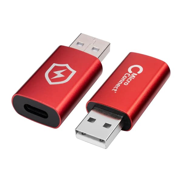 MicroConnect Safe Charge USB-A till C Data Blocker-adapter
