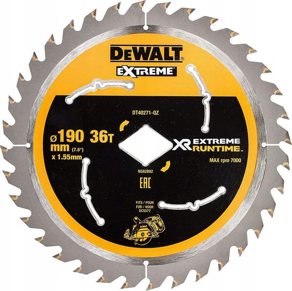 Dewalt savklinge til dcs577 190x36t ctb