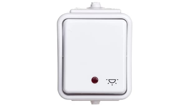 Schneider Electric Valopainike valkoinen - WNT102CS01