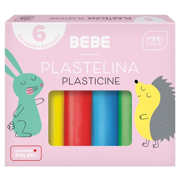 Plastilina 6 färger BB Kids