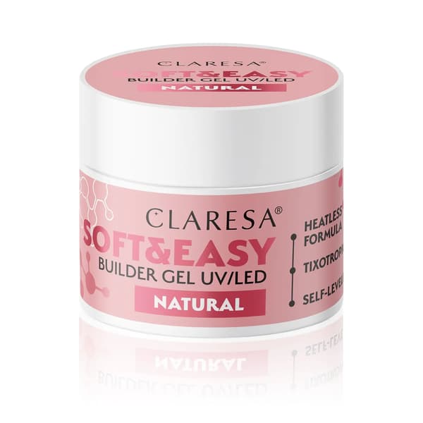 Claresa Negleopbygningsgel Soft&Easy Builder - Natural 12g