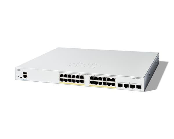 Switch Cisco Catalyst 1200 24p GE Fuld PoE 4x1G SFP
