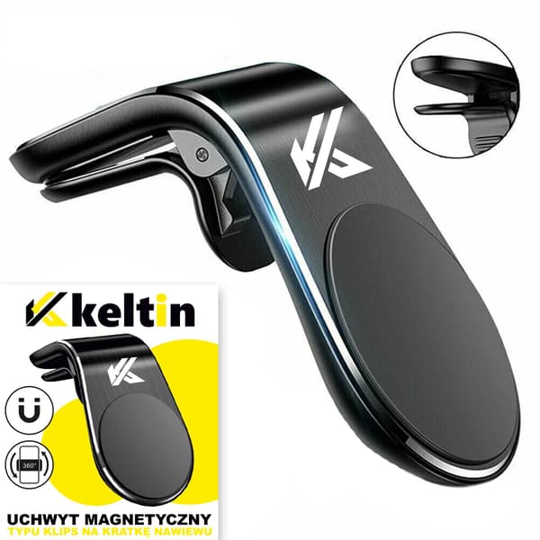 Magnetisk telefonholder til luftgitter (200)