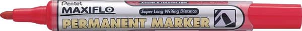 Pentel Permanent Marker Pentel NLF 50 RØD (NFL50/B)