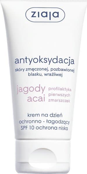 Ziaja Acai skyddande och utjämnande kräm SPF10 50ml