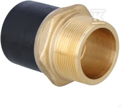 ADAPTER PE-MESSING GZ, D63X2\" SDR11