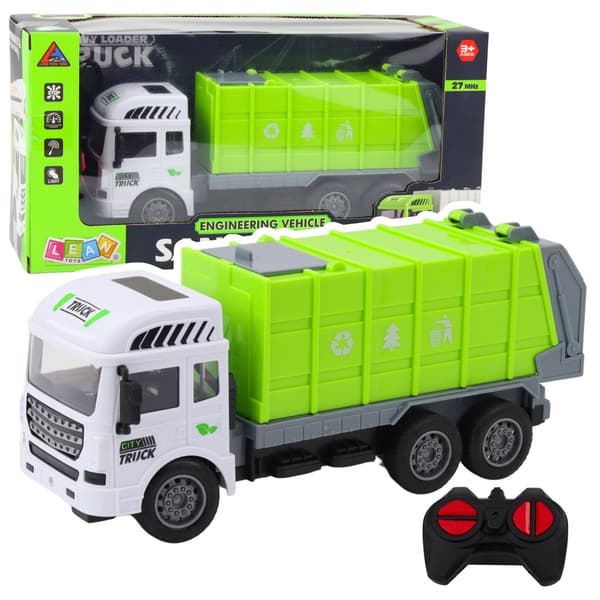 RC Sopbil Fjärrstyrd Ljusgrön 1:24